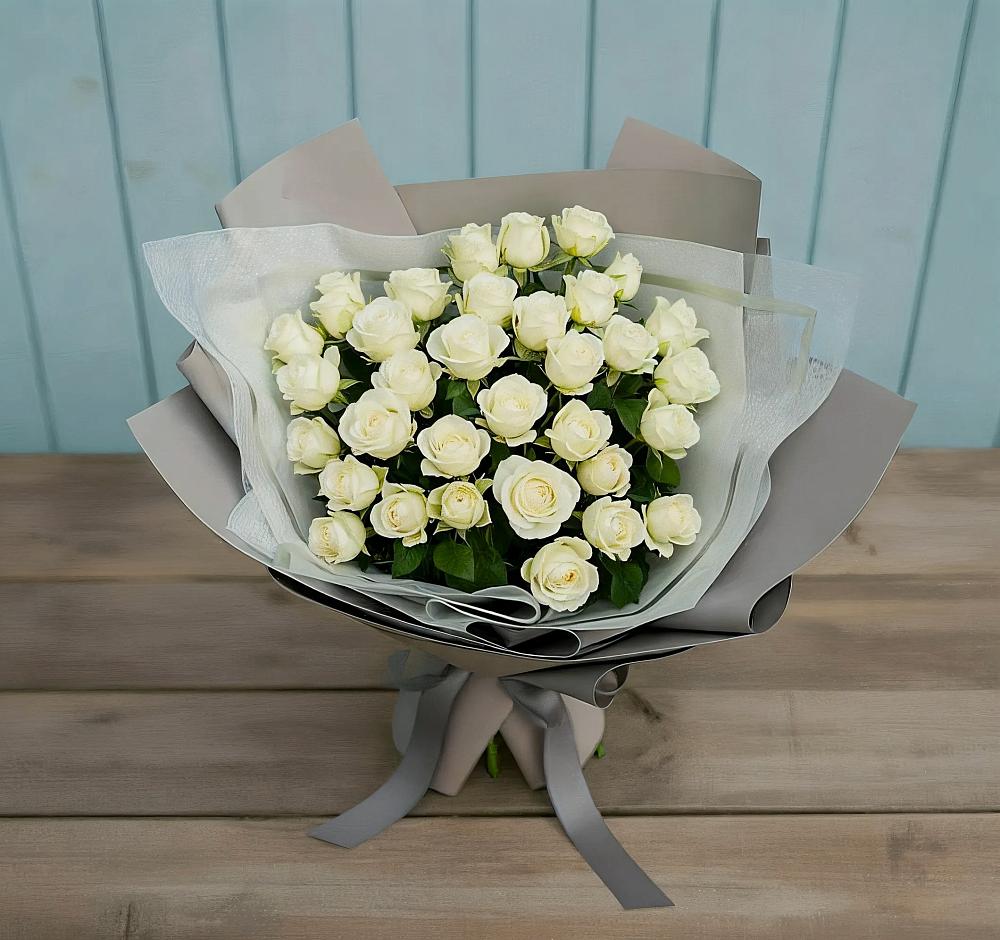 Букет Белоснежная нежность в Тарумовке