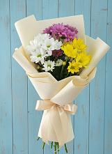 Букет цветов из:  Хризантемы в Тарумовке