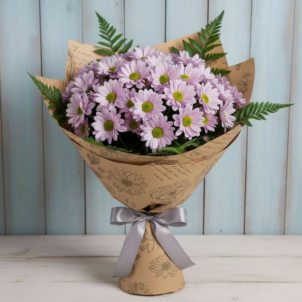 Букет цветов из: Хризантемы в Тарумовке