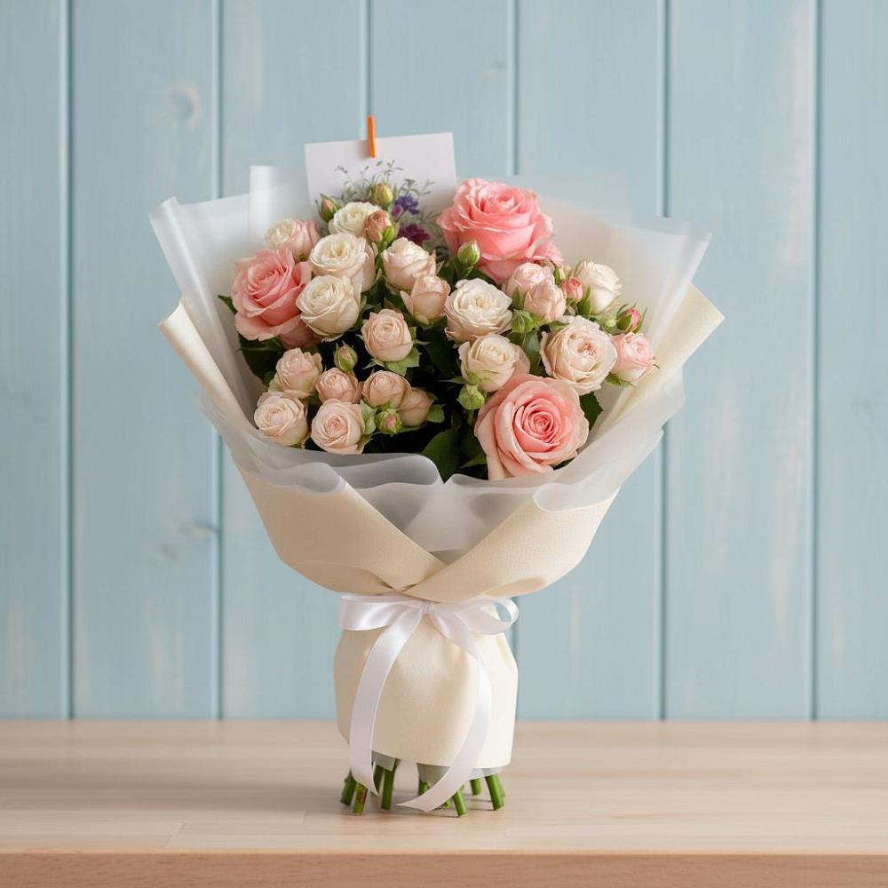 Букет цветов из: Розы в Тарумовке