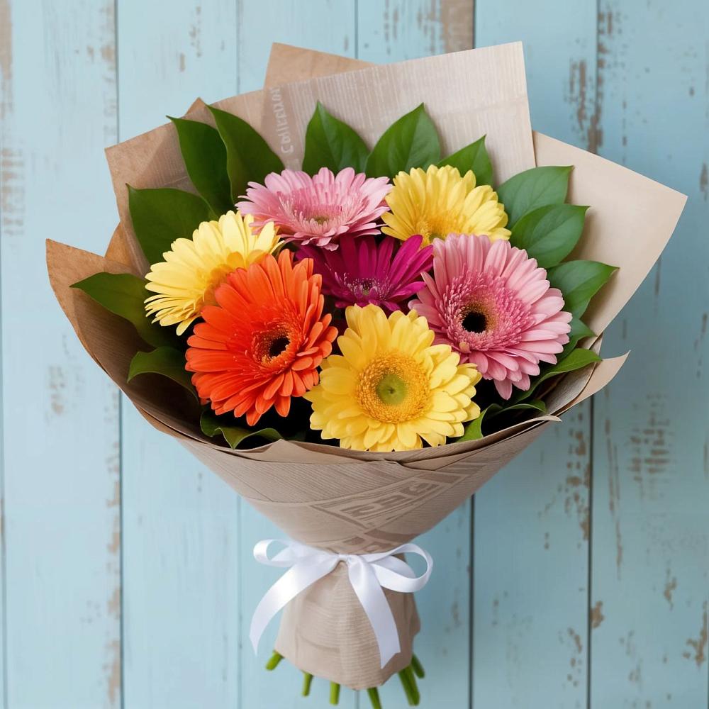 Букет цветов из: Герберы в Тарумовке