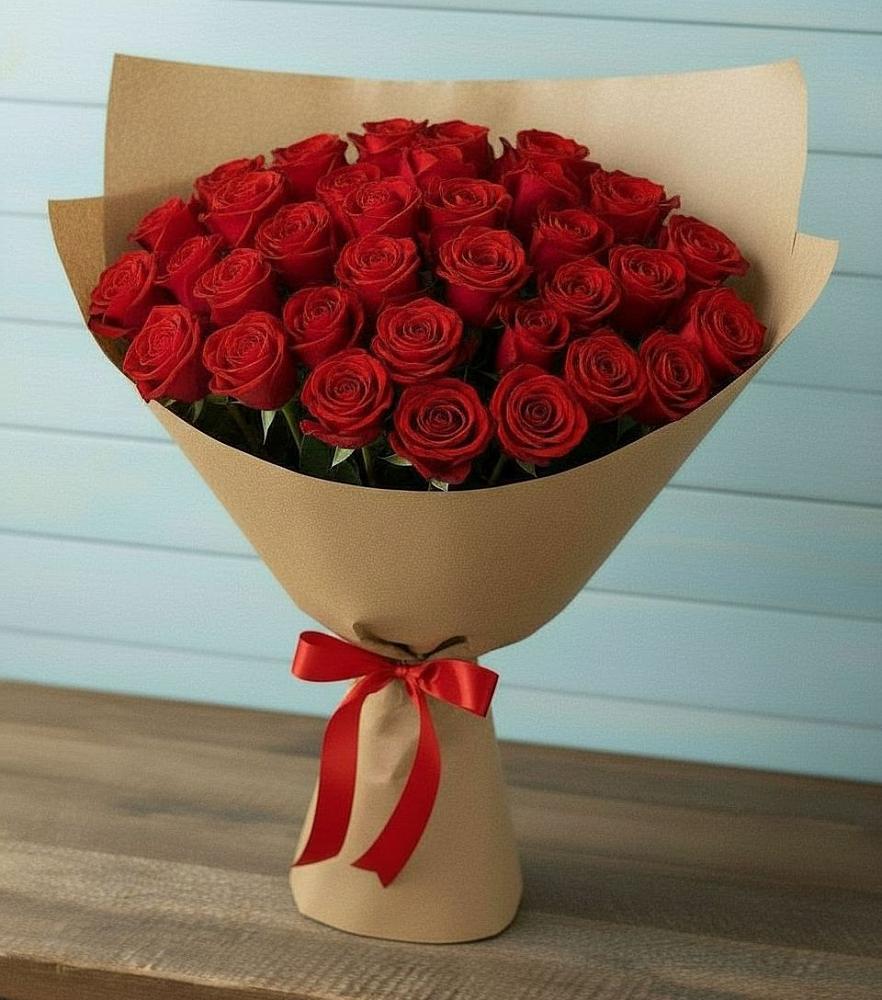 Букет Красные розы Милано в Тарумовке