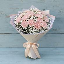 Букет цветов из:  Гвоздики в Тарумовке