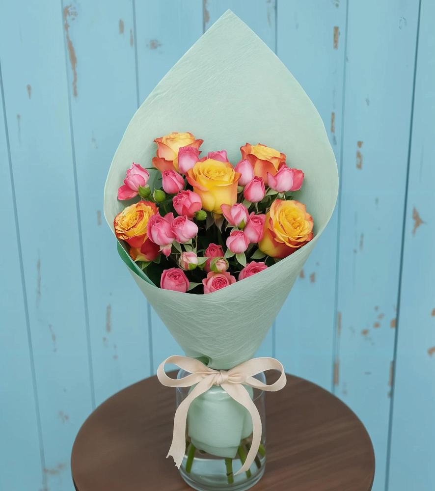 Букет цветов из: Розы в Тарумовке