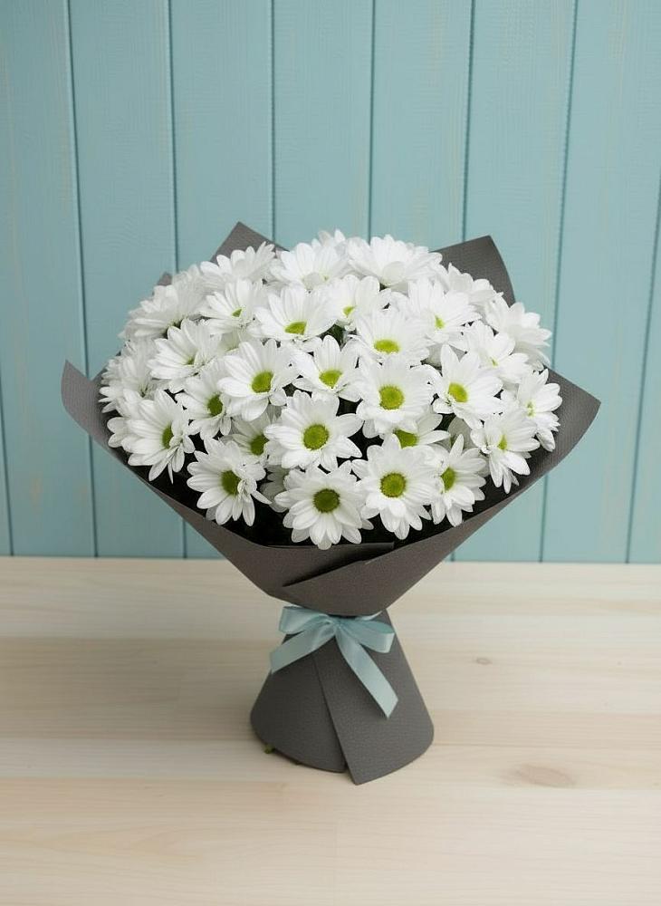 Букет цветов из: Хризантемы в Тарумовке