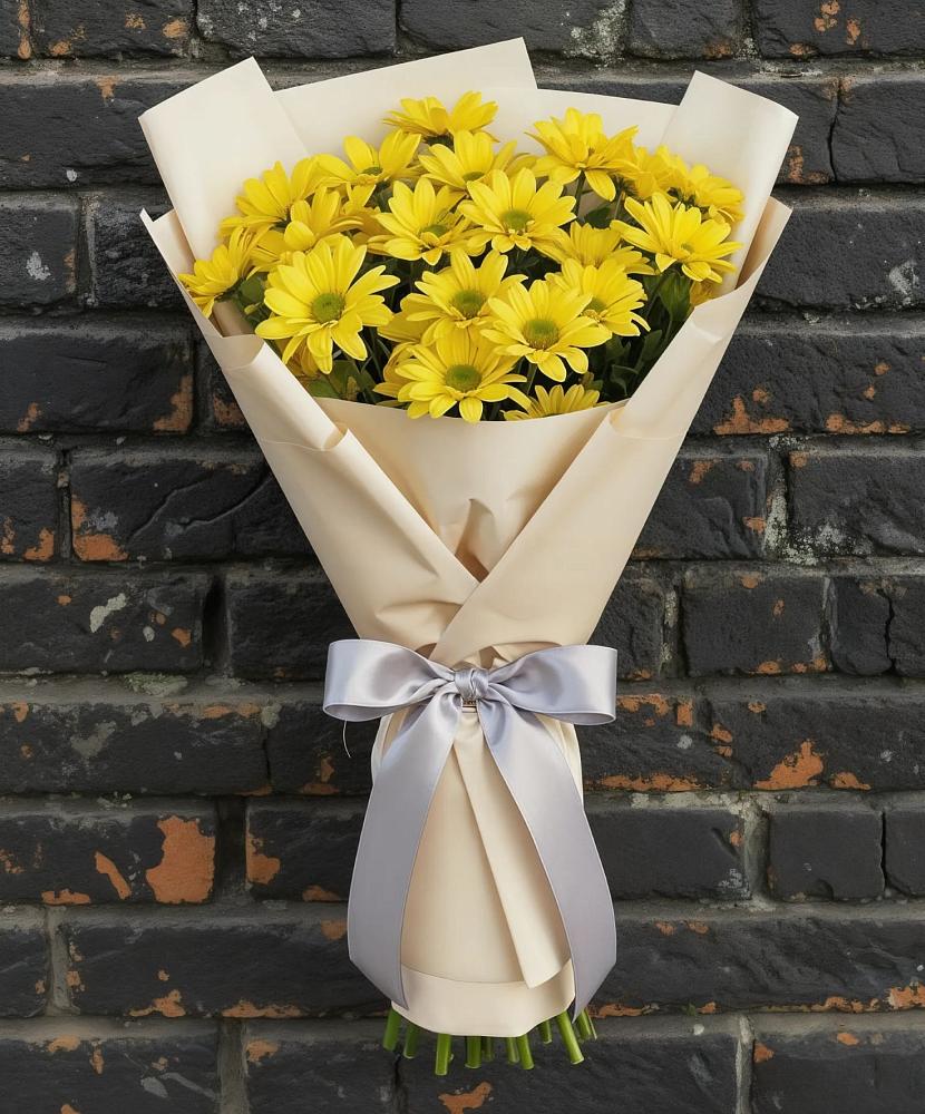 Букет цветов из: Хризантемы в Тарумовке