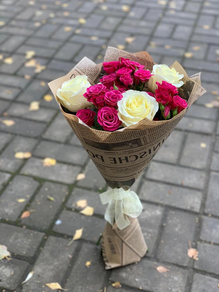 Букет цветов из: Розы в Тарумовке